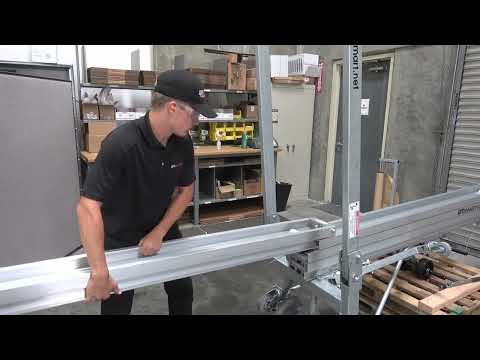 LiftSmart Material Lifts - Service Video / Replacing a broken cable inside the telescopic mast.