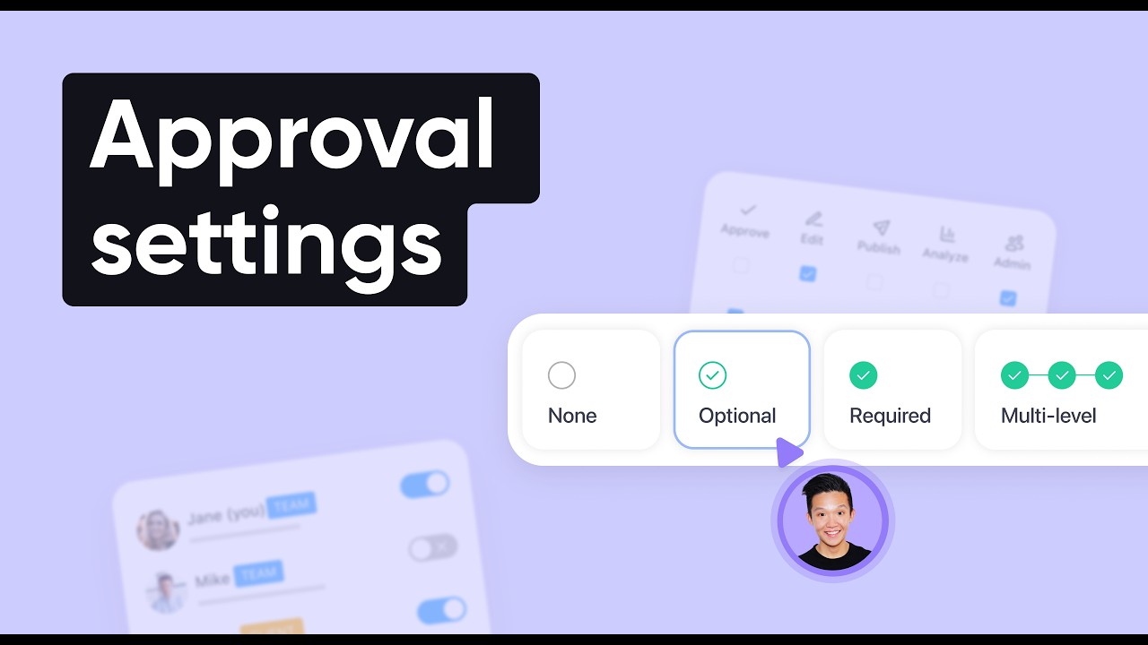 How to set up custom approval workflows in Planable