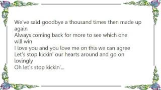 Buck Owens - Kickin&#39; Our Hearts Around Lyrics