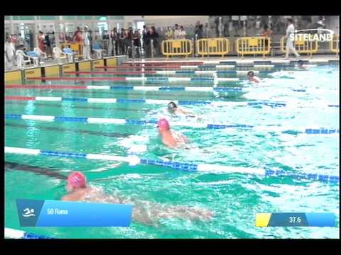 Serie 1 dei 50 Rana  Assoluti Maschi Master - Campionati Regionali Masters 2014 di Veneto e Friuli