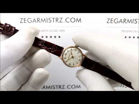 Zegarek damski złoty DOXA Antimagnetique 1371414 mechaniczny odrestaurowany www.zegarmistrz.com