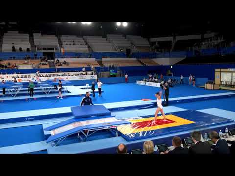 RODRIGUEZ Melania (ESP) W - 2019 Trampoline Worlds, Tokyo (JPN) - Qualification Double Mini R1
