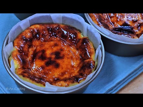 Cách làm BÁNH PHÔ MAI CHÁY mềm tan và rất thơm ngon / How to make BURNT CHEESECAKE