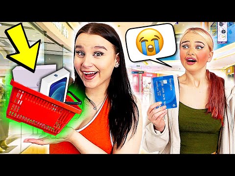 24 Stunden lang ALLES KAUFEN was in MINI EINKAUFSKORB passt ! 😂💶(Hausverbot bekommen) - Celina