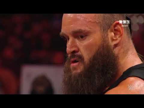Braun Strowman contre "Colin Jost" & "Michael Che" - 1-on-2 Handicap Match : Raw , 1 Avril 2019 VF