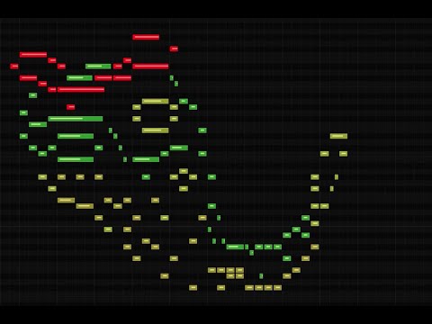 MIDI Drawing no. #28 - Caterpie (Pokémon 010)