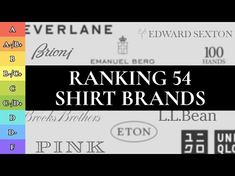 Ranking Men's RTW Shirts (54 BEST & WORST Menswear Brands!)