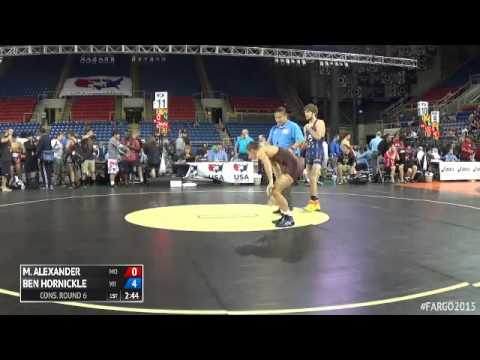 138 Cons. Round 6 - Ben Hornickle (Wisconsin) vs. Mavrick Alexander (Missouri)