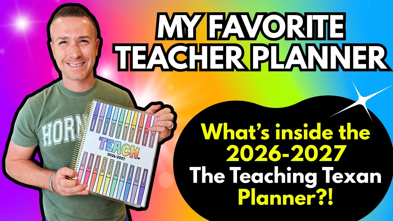 Teacher Planner 2026–2027 Walkthrough 📚 | Everything Inside + How I Use It