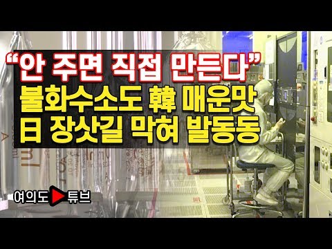 “안 주면 직접 만든다” 불화수소도 韓 매운맛 日 장삿길 막혀 발동동