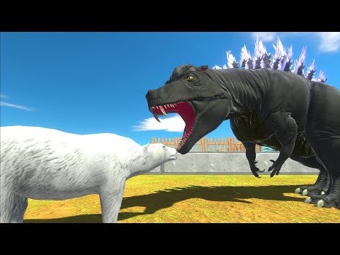 Trex attacks with a new look - Animal Revolt Battle Simulator