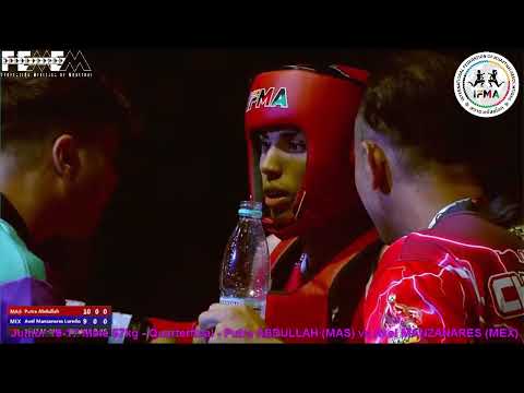 Junior 16-17 Male 57kg - Quarterfinal - Putra ABDULLAH (MAS) vs Axel MANZANARES (MEX)