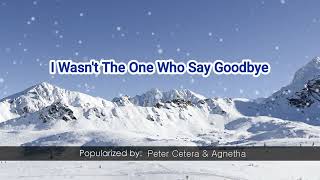 28172   I Wasn't The One Who Say Goodbye   Peter Cetera &amp; Agnetha