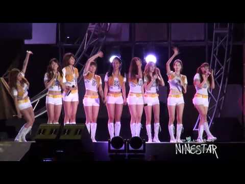 [Fancam] 100829 SNSD - Oh! + Talk + Run Devil Run@Incheon Korean Music Wave