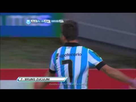 Gol de Zuculini. San Lorenzo 1 Racing 1. Fecha 9. Torneo Final 2013