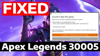 Download lagu How To Fix Apex Legends Error Code 30005 mp3