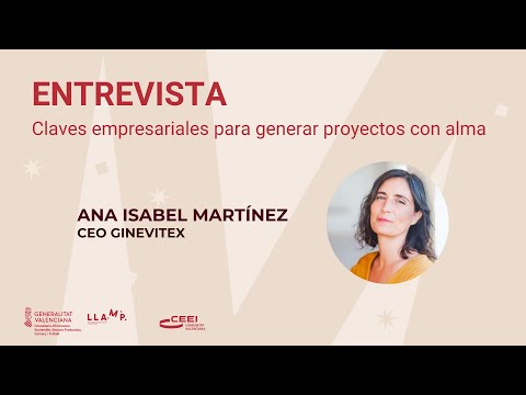 Entrevista a Ana Isabel Martínez, CEO de Ginevitex | Presentación LLAMP AMES 2022[;;;][;;;]