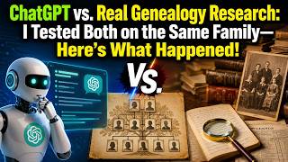 ChatGPT vs. Real Genealogy Research: I Tested Both on the Same Family—Here's What Happened!