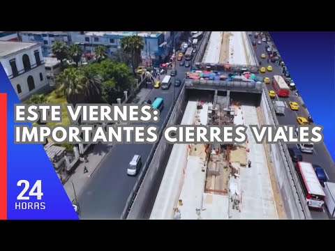 Cierre vehicular por obras en Vía Expresa Grau desde este viernes 28