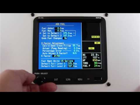 MVP 50P  How To Add Fuel To Fuel Totalizer