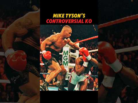 Mike Tyson’s Controversial Knockout #boxinghighlights #boxinglegend #miketyson #knockout
