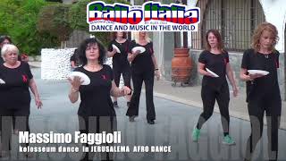 Jerusalema  Afro Dance con la Kolosseum Dance di Massimo Faggioli su&#39; TG Dance New da Ballo Italia