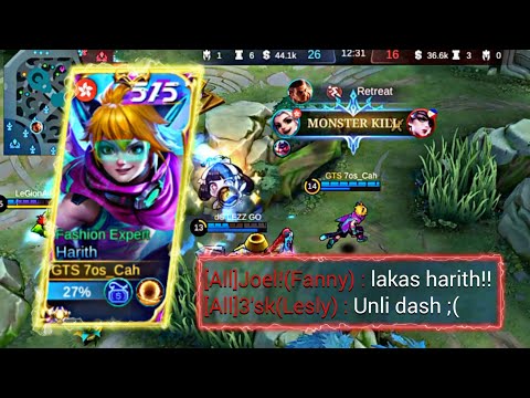 BUFFED HARITH IS THE NEW META II BEST BUILD & MIDLANE - MOBILE LEGENDS