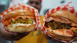 BEST INDIAN BURGERS IN AMERICA | VENKYS| KING & CORDINAL |USA tamil vlogger | tamil vlog | FOOD VLOG