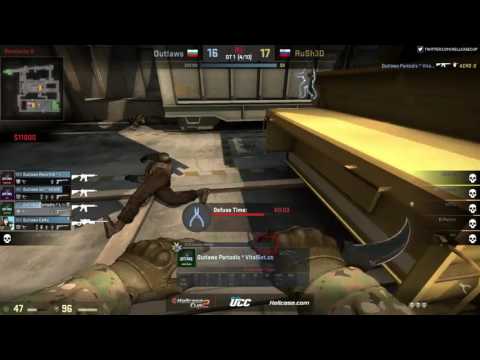 Outlaws.GG CeRq with 2 AWP kills and Partodis with 3 kills on Train #CSGO #Stream #HLTV #eSports