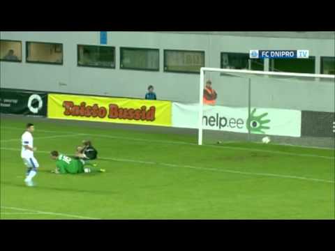 "Нымме Калью" - "Днепр" - 1:3. Гол Тоомета