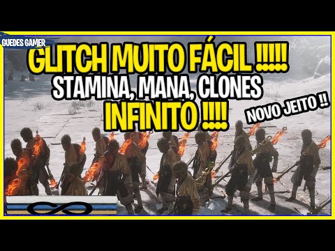 NOVO GLITCH MUITO MAIS FÁCIL ! MANA, STAMINA E CLONES INFINITOS ( CORRIGIDO ) - BLACK MYTH WUKONG