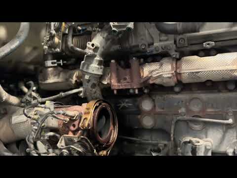 How to remove and replace turbo on Mx 13 paccar engine.