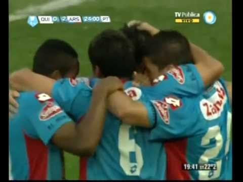Torneo Inicial 2012 :: Fecha 17 :: Quilmes 1 - Arsenal 2 :: Goles