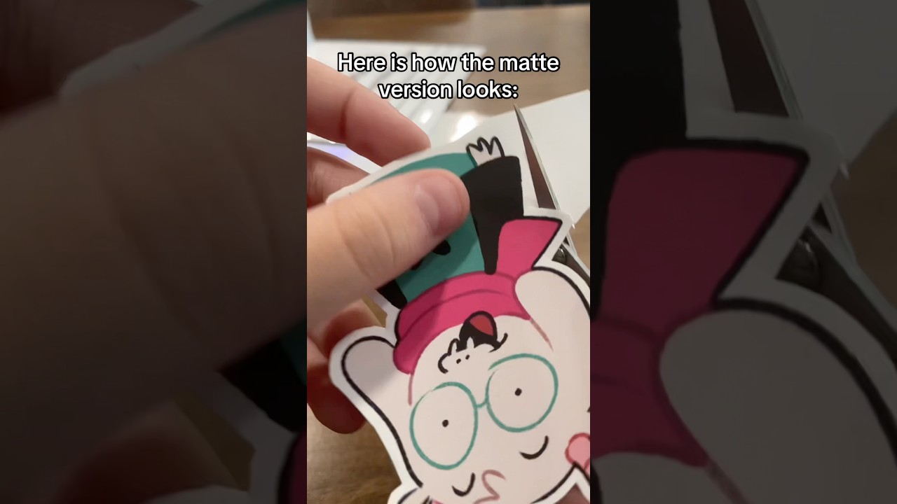 DIY sticker tutorial! #deltarune #ralsei #portal2 #wheatley #fyp #art #artist #viral #undertale