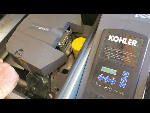 Kohler Generator manual start instructions
