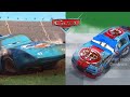 Cars The King S Crash Roblox Remakes Just Daytona Picture In Picture Comparison