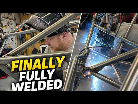 We Fully Welded Our New Race Car Chassis… Then Flipped It Over