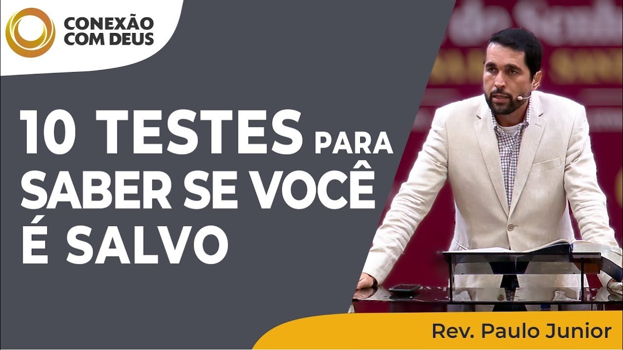 COMO POSSO SABER SE SOU SALVO? - Paulo Junior