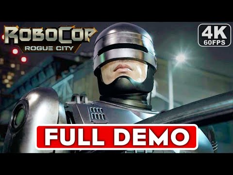 ROBOCOP ROGUE CITY Gameplay Walkthrough Part 1 FULL DEMO [4K 60FPS PC ULTRA] - No Commentary