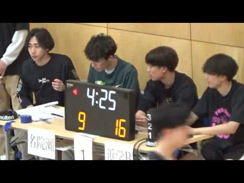 【大学バスケ】浜松学院大学B　対　名古屋学院大学瀬戸キャンパス　第６３回東海学生バスケットボール大会