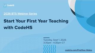 Start Your First Year Teaching with CodeHS thumbnail