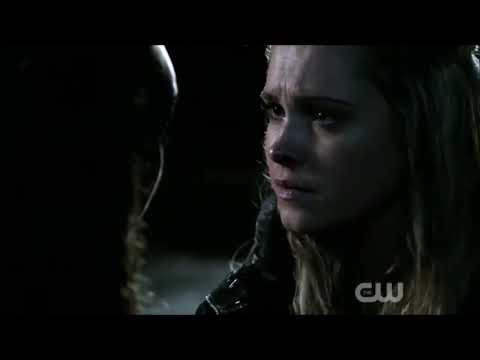 The 100 S3E16  Clexa Final Kiss City of Light Alycia  Debnam-Carey Eliza Taylor