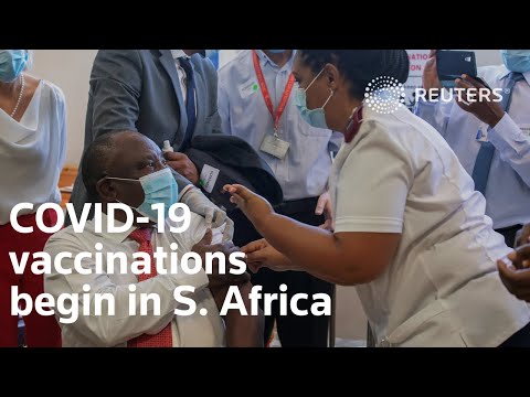 南非開始接種COVID-19疫苗 (COVID-19 vaccinations begin in South Africa)