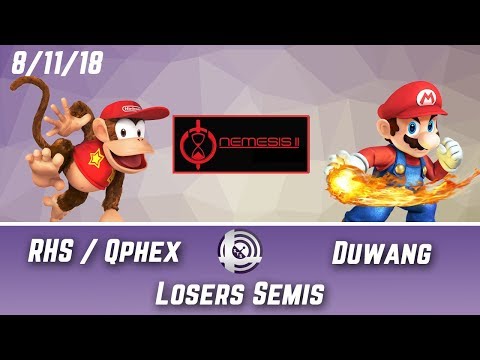 Nemesis II - RHS | Qphex (Diddy Kong) Vs. Duwang (Mario) - Losers Semis