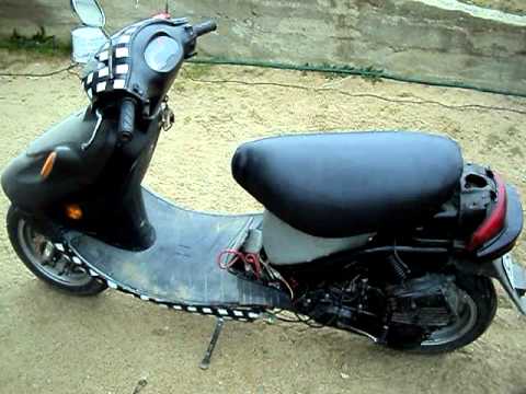 Pierwsze odpalenie Kymco ZX fever 50 2001r