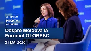 Știrile PRO TV (ORA 20:00) | DESPRE MOLDOVA LA FORUMUL GLOBESC | 