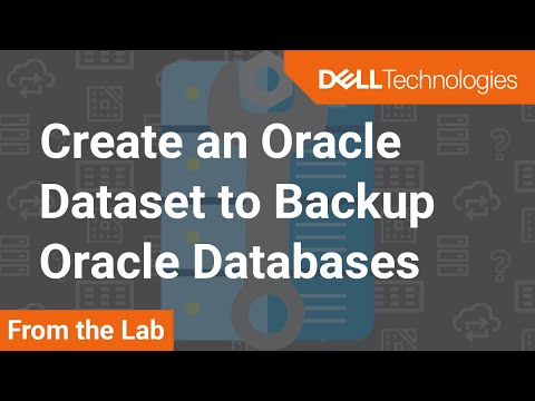 Create an Oracle Dataset to Backup Oracle Databases