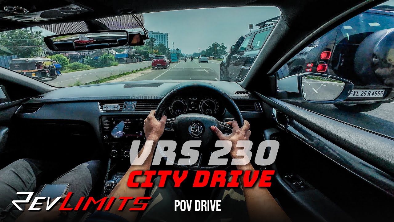 Skoda OCTAVIA VRS 230 - City Drive | 2.0L 227BHP | 4K POV TestDrive#219 | RevLimits | #OctaviaVRS230