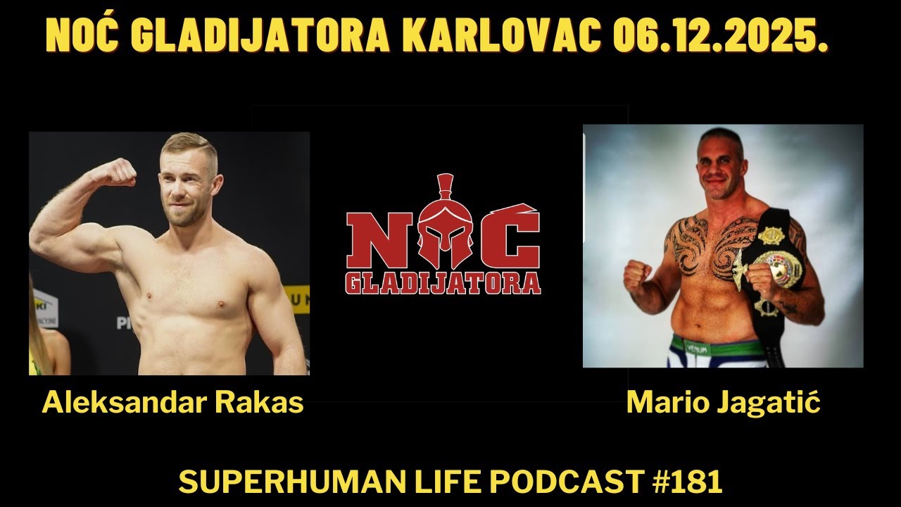 Mario Jagatić i Aleksandar Rakas - Noć Gladijatora Karlovac 06.12.2025.