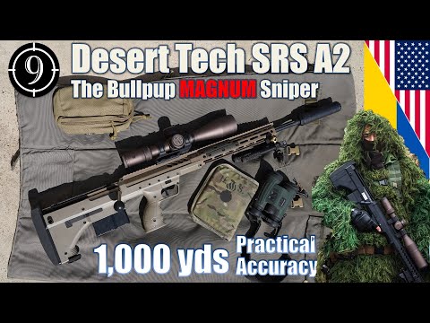 Desert Tech SRS A2 -  🇺🇦Ukranian SSU 🇺🇸US bullpup Sniper to 1,000yds: Practical Accuracy